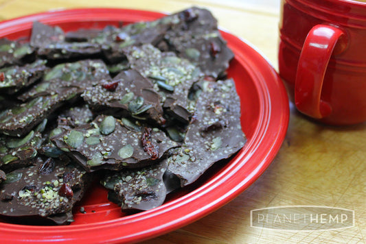 CHOCOLATE CRANBERRY HEMP BARK