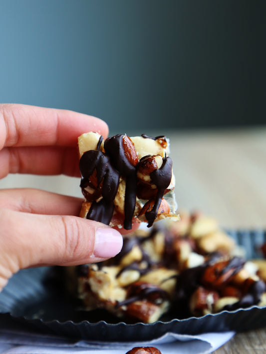 Healthy Espresso Chocolate Nut Bites
