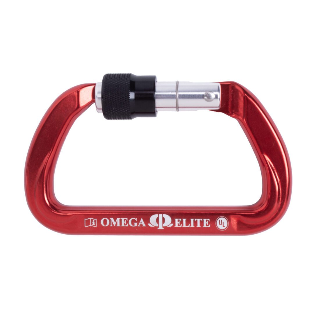 OMEGA PACIFIC ELITE KEYLOCK SCREW-LOK NFPA (CARABINER)