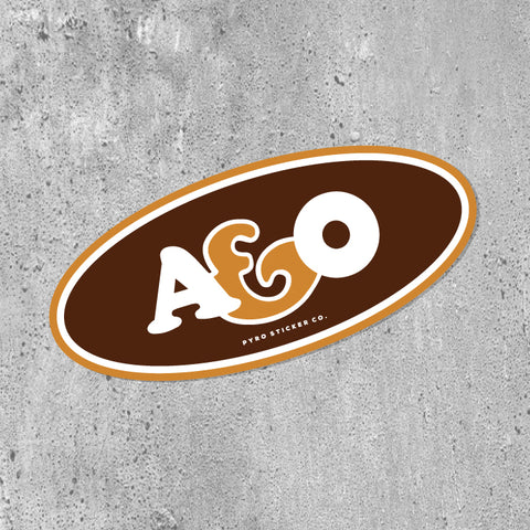 A & O Sticker
