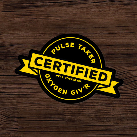 Pulse Taker Sticker