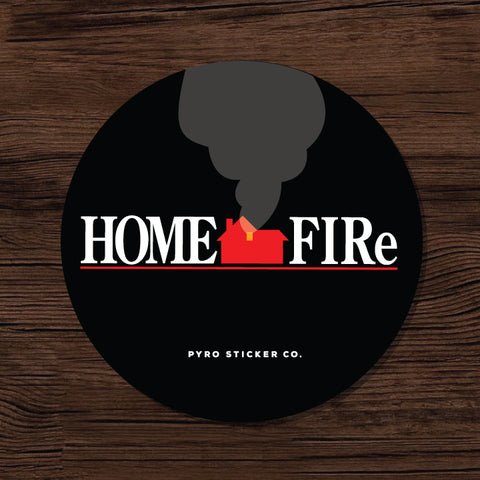 Home Fire Sticker