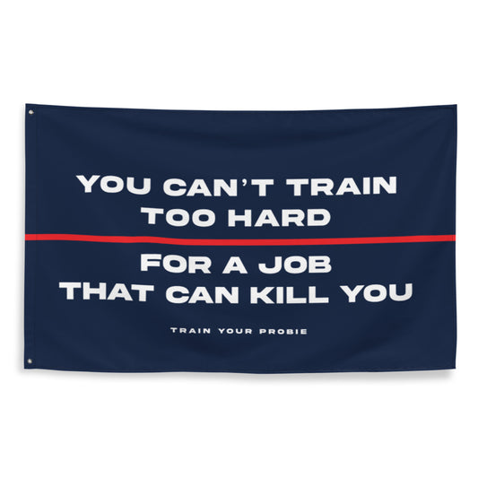 Train Hard Flag (NAVY)