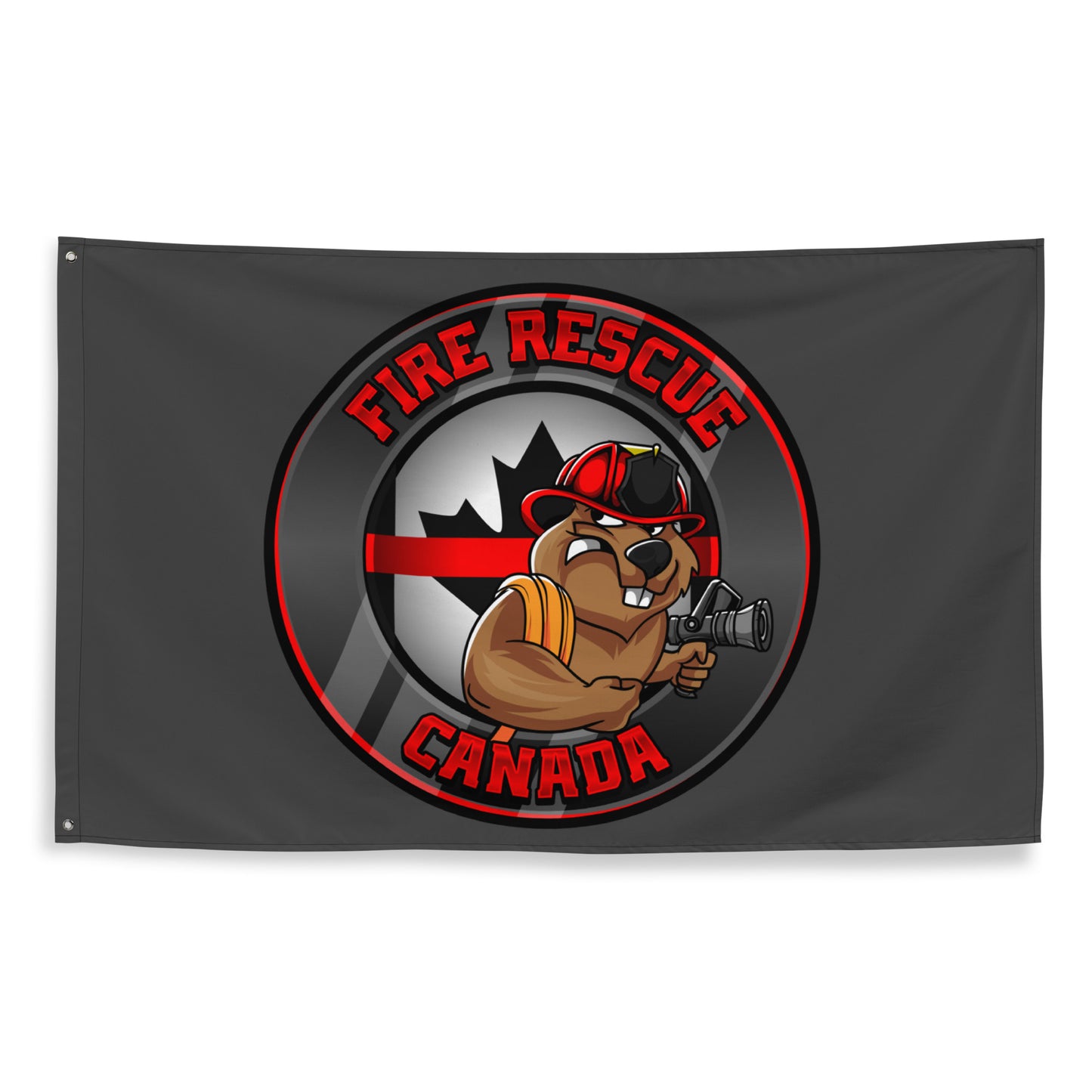 Justin Beaver Flag (grey)
