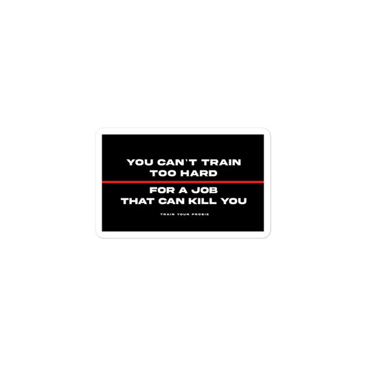 Train Hard Stickers