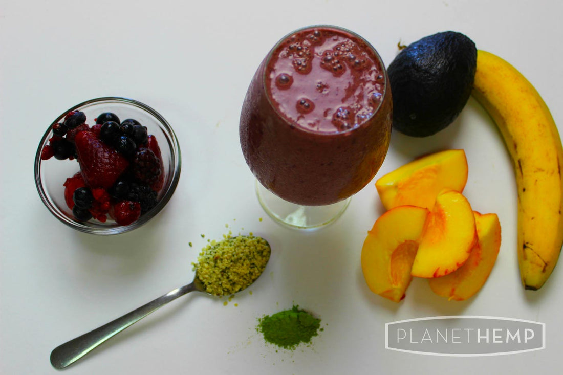 PEACH-BERRY MATCHA BLISS
