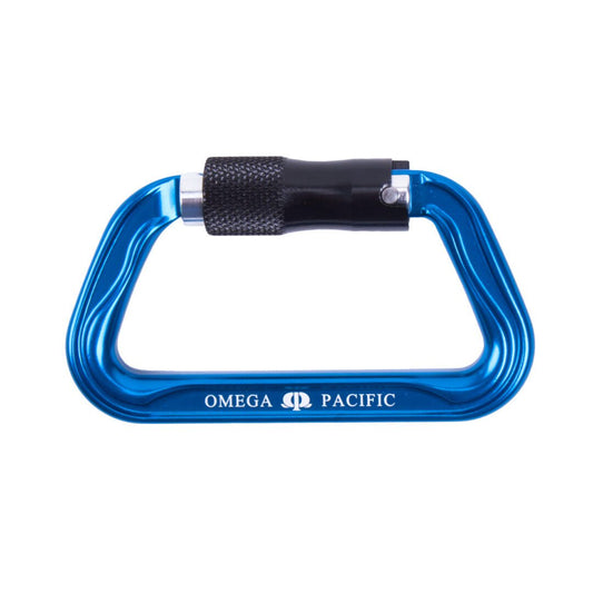OMEGA PACIFIC STANDARD D 3-STAGE QUIK-LOK BLUE NFPA (CARABINER)
