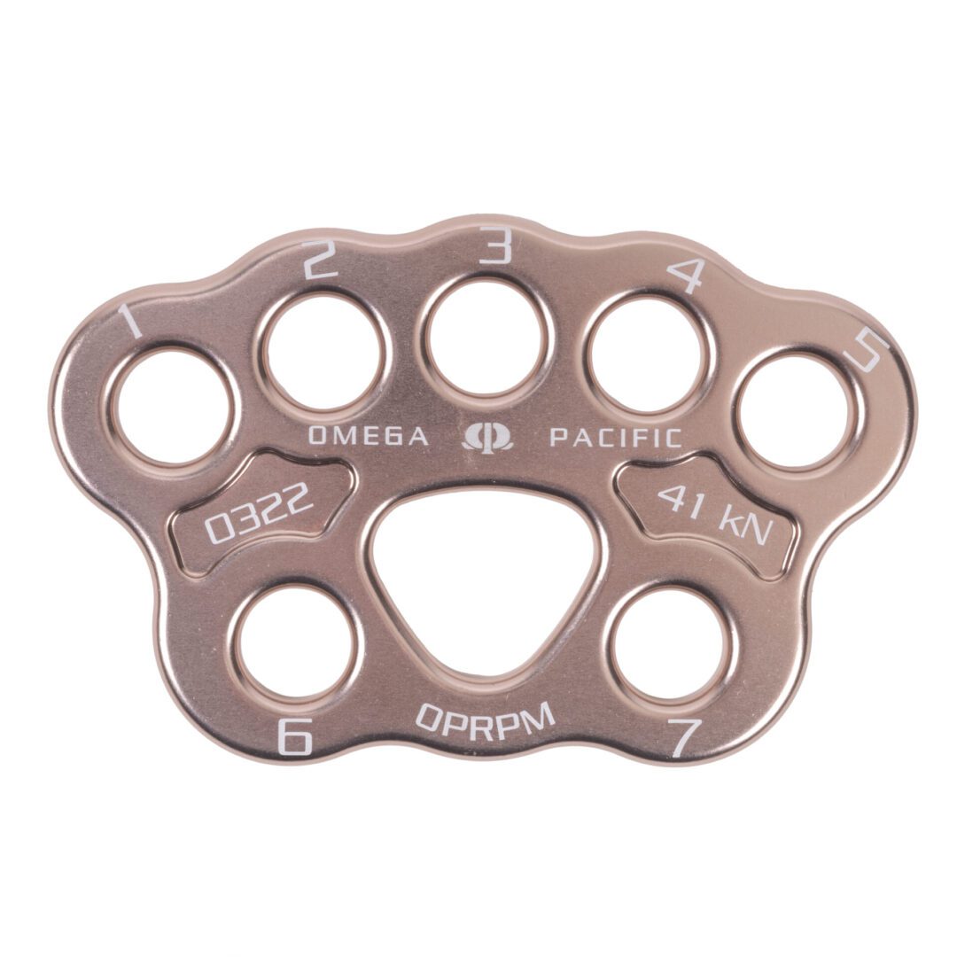 Rectangular Rigging Plate OMEGA PACIFIC MEDIUM ALUMINUM RIGGING PLATE NFPA – Train Your Probie