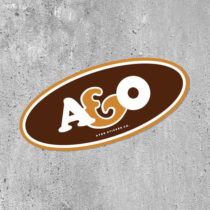 A & O Sticker – Train Your Probie
