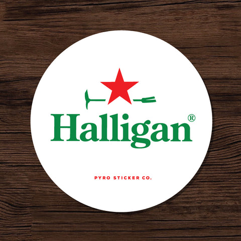 Halligan Sticker