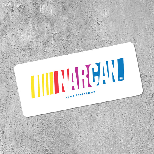Narcan Nascar Sticker