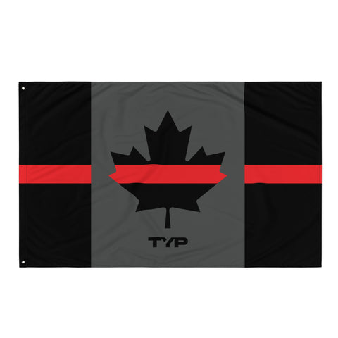 CAD Thin Red Line Flag