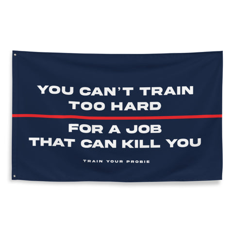 Train Hard Flag (NAVY)