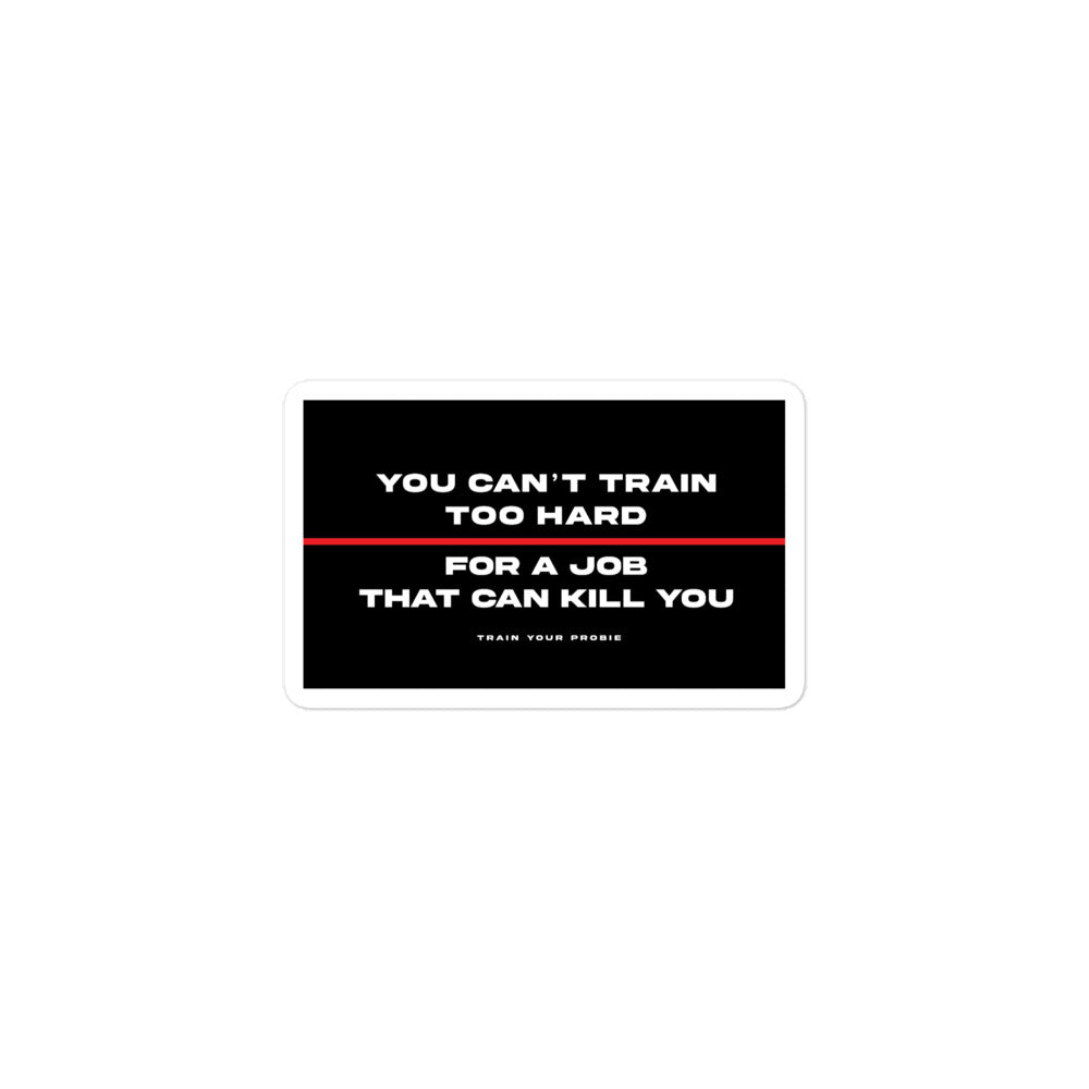 Train Hard Stickers