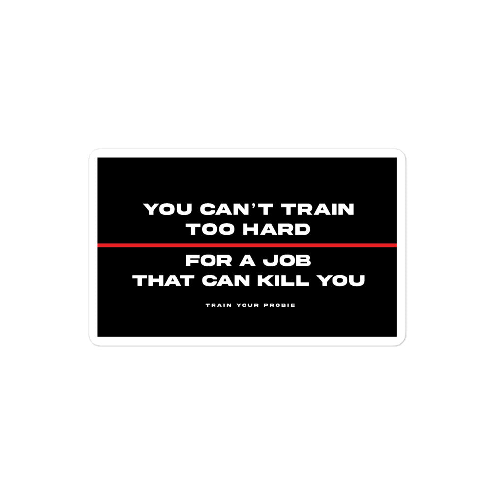 Train Hard Stickers