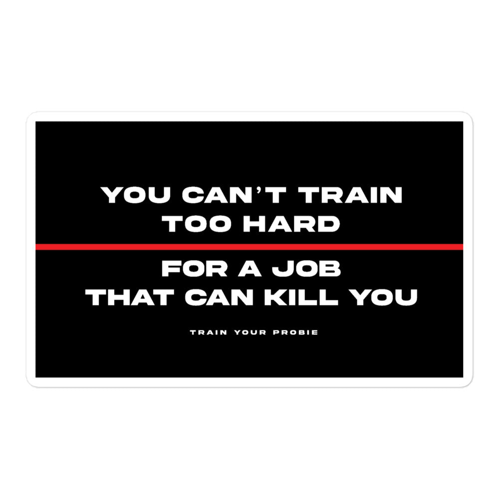 Train Hard Stickers